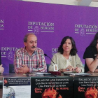 Álvar Camarero, Ramiro Ibáñez, Marta Arroyo y Cándido Cisneros durante la presentación de la ópera rock.-D.S.M.
