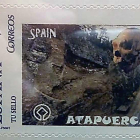 Detalle eun sello sobre Atapuerca.-ECB