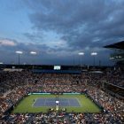 Aspecto del estadio durante el estreno de Federer en Cincinnati.-MATTHEW STOCKMAN (AFP)