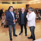 Encuentro de Fernando Aramburu, ayer en el MEH.-Israel L. Murillo
