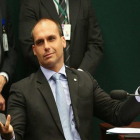 Eduardo Bolsonaro, hijo del presidente de Brasil, Jair Bolsonaro.-EL PERIÓDICO