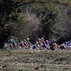 El pelotón de la Volta.-EFE / TONI ALBIR