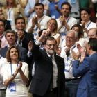 Rajoy llegando al auditorio-KIKO HUESCA