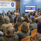 Javier Maroto, Alfonso Fernández Mañueco y César Rico, presidieron la reunión de la Junta Directiva Provincial del PP de Burgos.-SANTI OTERO
