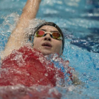 Yusra Mardini entrenando en la piscina del Wasserfreunde Spandau 04 de Berlín.-DOSB / IOC / Mirko Seifert