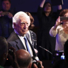 Mario Vargas Llosa, durante la presentación en Madrid de la novela ’Tiempos recios’-DAVID CASTRO