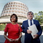El portavoz del PP en el Senado, José Manuel Barreiro, y la portavoz adjunta, Rosa Vindel.-EFE / MARISCAL