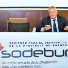 Lorenzo Rodríguez, presidente de Sodebur. TOMÁS ALONSO