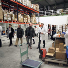Los representantes institucionales recorrieron las instalaciones de Wiko.-G. G.