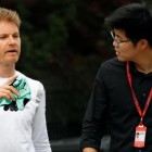 Rosberg, durante su paseo mantinal en el Gran Premio de China.-REUTERS / ALY SONG