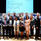 Imagen de los galardonados ayer con los premios Fórum.-ICAL