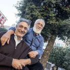 Moya y Fueyo han vuelto este fin de semana a Burgos para participar en la puesta de largo del catálogo ‘111 árboles singulares de la provincia de Burgos’.-SANTI OTERO