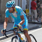 Michele Scarponi en la pasada Vuelta a Burgos.-RICARDO ORDÓÑEZ