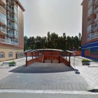 Entrada del garaje donde se produjo el asesinato.-ECB