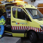 Una ambulancia del Summa 112 en Madrid.-EFE