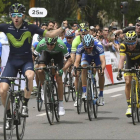 Carlos Barbero celebra la victoria que consiguió en la Vuelta a Castilla y León.-