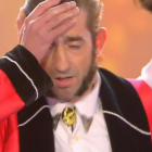 La cara de El Tekila al saberse ganador de la final de 'Got Talent'.-