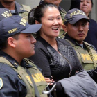 La líder opositora peruana Keiko Fujimori durante una audiencia judicial.-EFE