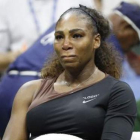 ​Serena Williams no oculta su tristeza tras perder la final del US Open-EFE