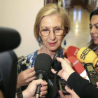 La líder de UPyD, Rosa Díez, el pasado martes, en el Congreso de los Diputados.-Foto: EFE