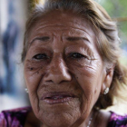 La Coquito, de 78 años, fue capturada junto con otras dos mujeres, una de ellas vestida con un traje típico azul y blanco, en alegoría a la bandera de Nicaragua, para protestar por medio de un baile folclórico.-EFE
