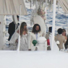 Heidi Klum y Tom Kaulitz se han vuelto a casar en un yate en la isla de Capri.-