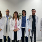 Los participantes del proyecto que aparecen en la imagen son, desde la izda., Raquel Vinuesa, Jorge Labrador, Miriam Saiz, Raquel Alcaraz, Antonio Sanz y Esther Cubo