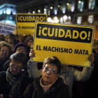 Manifestación en el Día Contra la Violencia Machista celebrada en Madrid en el 2013-ANDRES KUDACKI (AP)