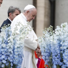 El papa Francisco en la celebración del Domingo de Resurrección en el Vaticano.-EFE
