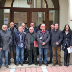 Los representantes de los ayuntamientos del área de influencia de Garoña mantuvieron una reunión este mes.-ECB