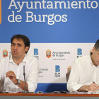Jesús Berzosa y Vicente Marañón, durante la rueda de prensa de ayer.-SANTI OTERO