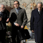 Villar Mir, llegando a la audiencia-JOSE LUIS ROCA