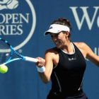 Muguruza conecta una derecha en Cincinnati.-AFP / ROB CARR