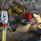 Trabajos de excavación en Mirador.-RAÚL G. OCHOA