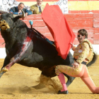 Juan José Padilla tuvo una espléndida tarde en su regreso a la plaza de Roa-A. CALVO