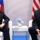 Encuentro de Trum y Putin en Hamburgo.-ATLAS