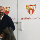 Monchi, en el estadio Sánchez Pizjuán.-CRISTINA QUICLER / AFP