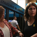 La coordinadora del PDECat, Marta Pascal, a su llegada a la asamblea del partido-NURIA JULIÁ