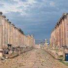 Ruinas romanas de Jerash, en el norte de Jordania.-