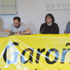 Juantxo López  de Uralde, diputado nacional de Equo-Unidos Podemos (derecha) ayer en Burgos.-ISRAEL L. MURILLO