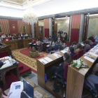 Imagen del Pleno extraordinario de ayer donde se aprobó definitivamente el presupuesto para este año.-RAÚL OCHOA