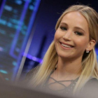 Jennifer Lawrence, en el plató del programa 'El hormiguero'.-ATRESMEDIA