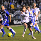 Imagen del partido entre el Burgos CF y la Ponferrdina. TOMÁS ALONSO