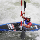 David Llorente en un descenso en aguas bravas.-ECB