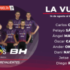 Relación del Burgos BH en La Vuelta. BURGOS BH