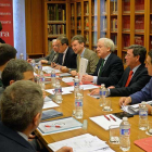 Imagen de la reunión celebrada en la Cámara de Comercio.-ICAL