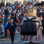 Imagen de los Gigantillos durante la pasada fiesta de San Lesmes. SANTI OTERO