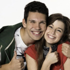 Chim y Paula Sánchez, presentadores de Jaja show super LOL.-CÉSAR LUCAS ABREU