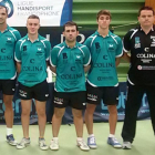 Formación del Colina Clinic en uno de los partidos disputados ayer.-TWITTER / @TMCLINICACOLINA