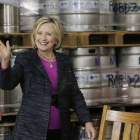 Hillary Clinton, durante un acto de campaña en New Hampshire, el pasado viernes.-Foto: REUTERS / BRIAN SNYDER